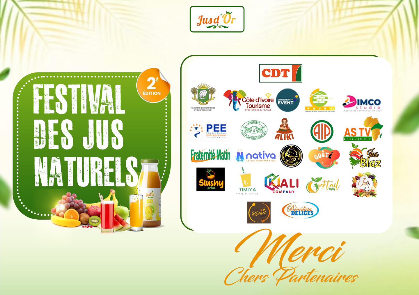 Nativa à la 2e édition du Festival des Jus Naturels